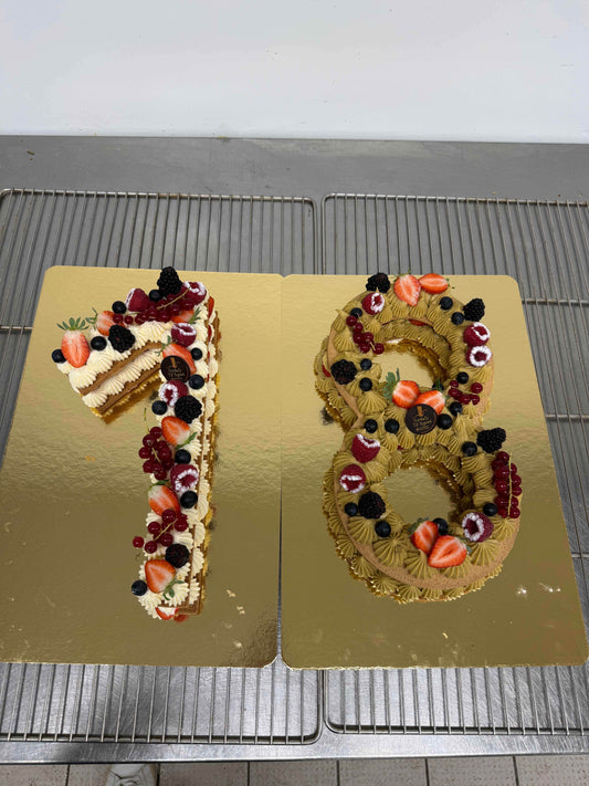 Number cake - Pâte sucrée