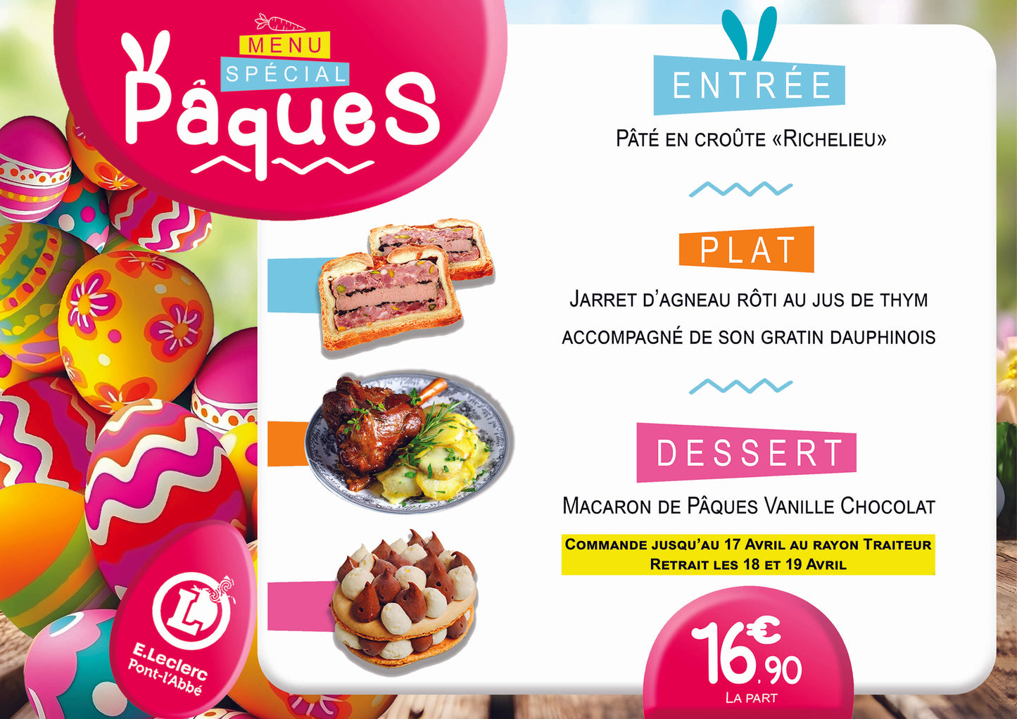 Menu de PĂąques đ°