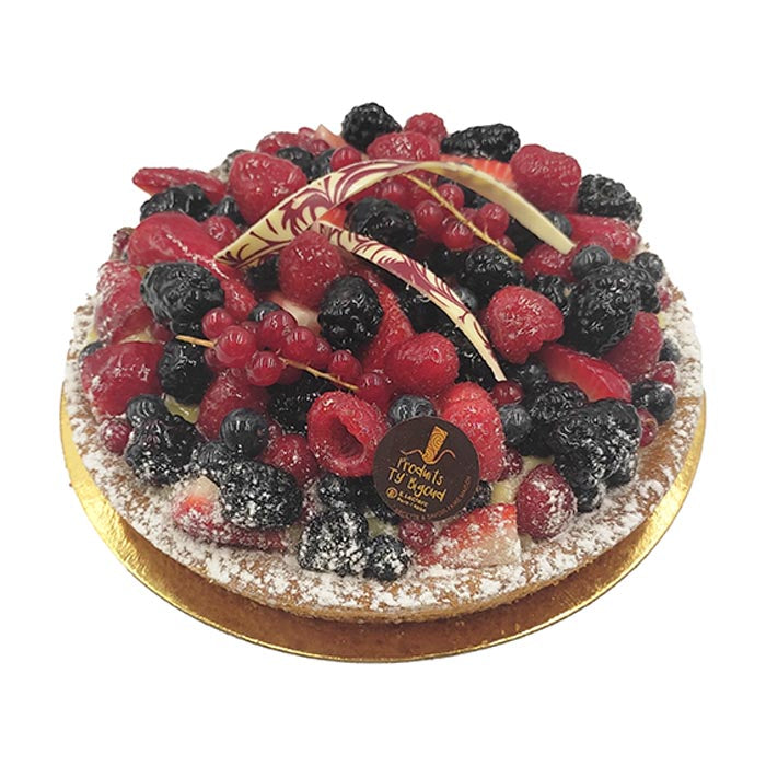 Tarte aux fruits rouges - la part